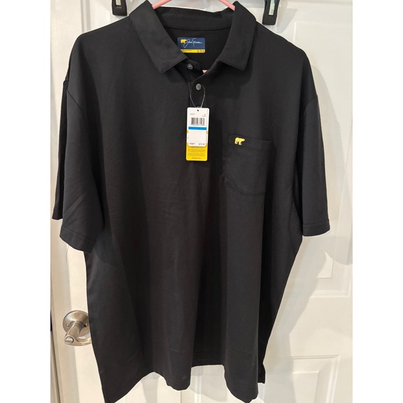 Jack Nicklaus Other - Jack Nicklaus XL Black Short Sleeve Polo Shirt Golf Pocket NWT